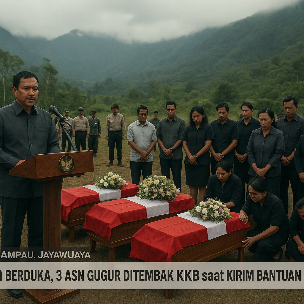 Mentan Berduka, 3 ASN Gugur Ditembak KKB saat Kirim Bantuan Pangan