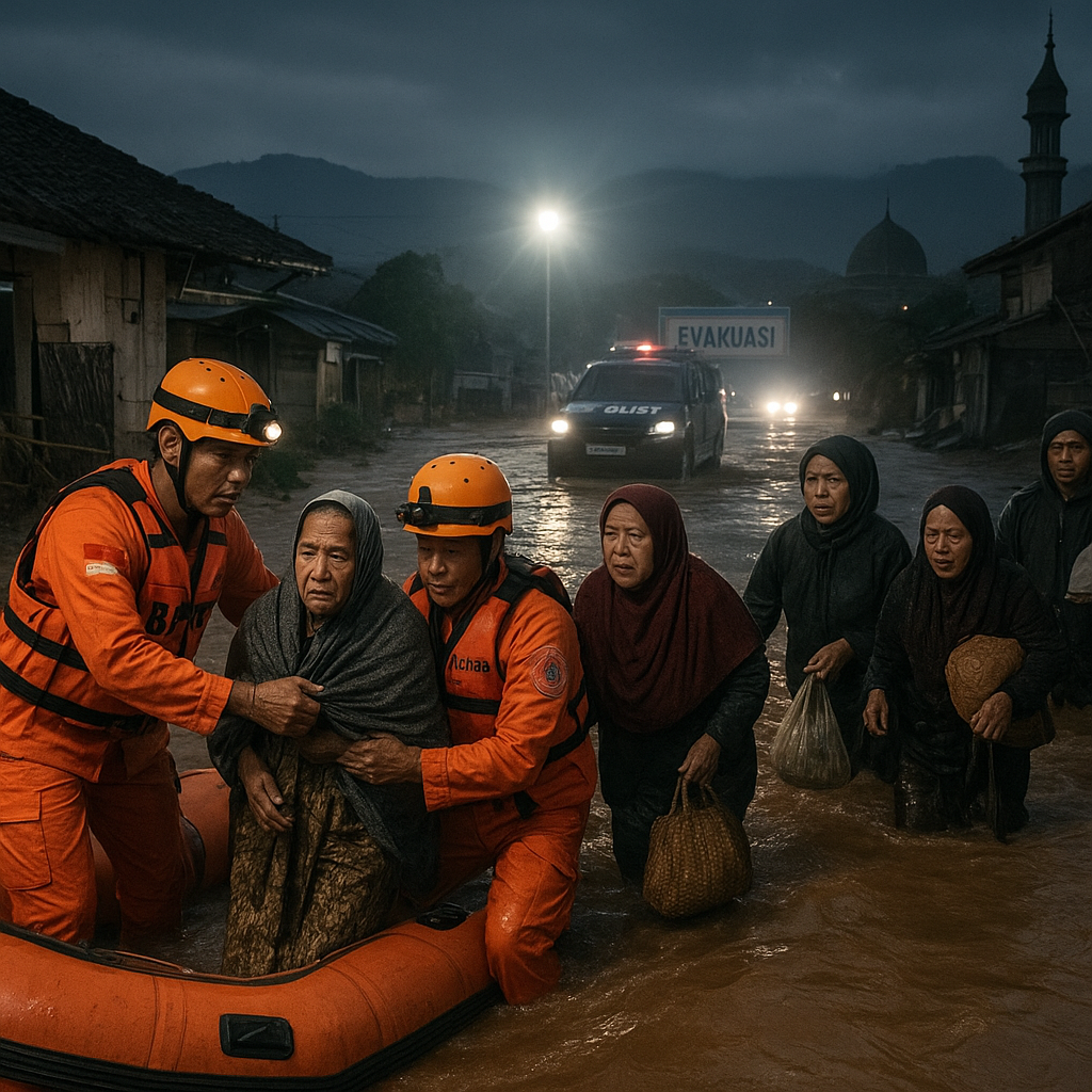 Banjir Bandang Melanda Garut, 3 Orang Meninggal dan Ratusan Mengungsi