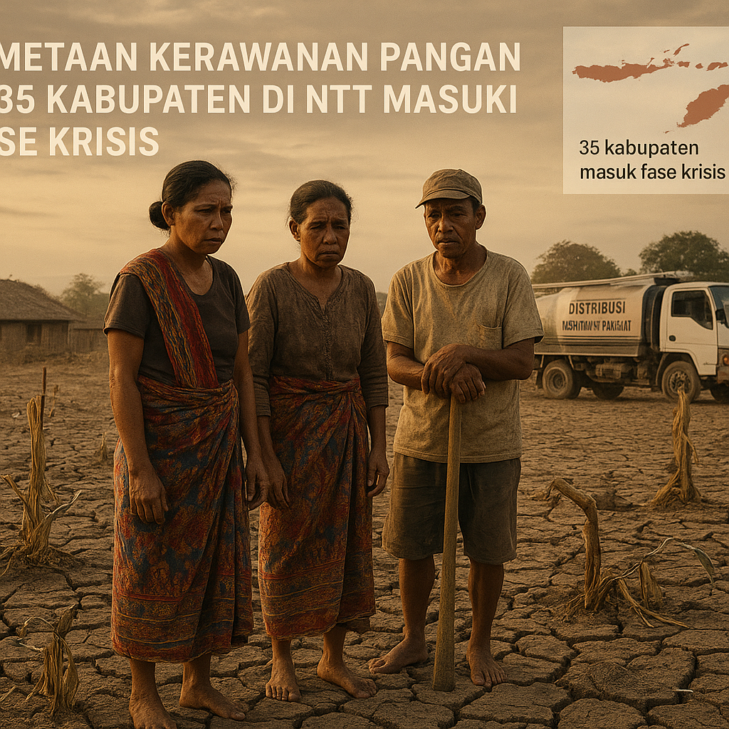 Pemetaan Kerawanan Pangan di 35 Kabupaten di NTT Masuki Fase Krisis