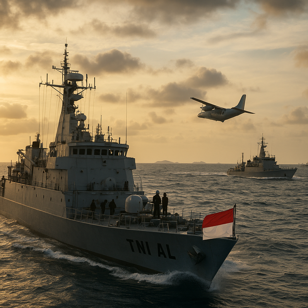 Peningkatan Aktivitas Penyadapan di Perairan Natuna, TNI AL Kerahkan Kapal Perang