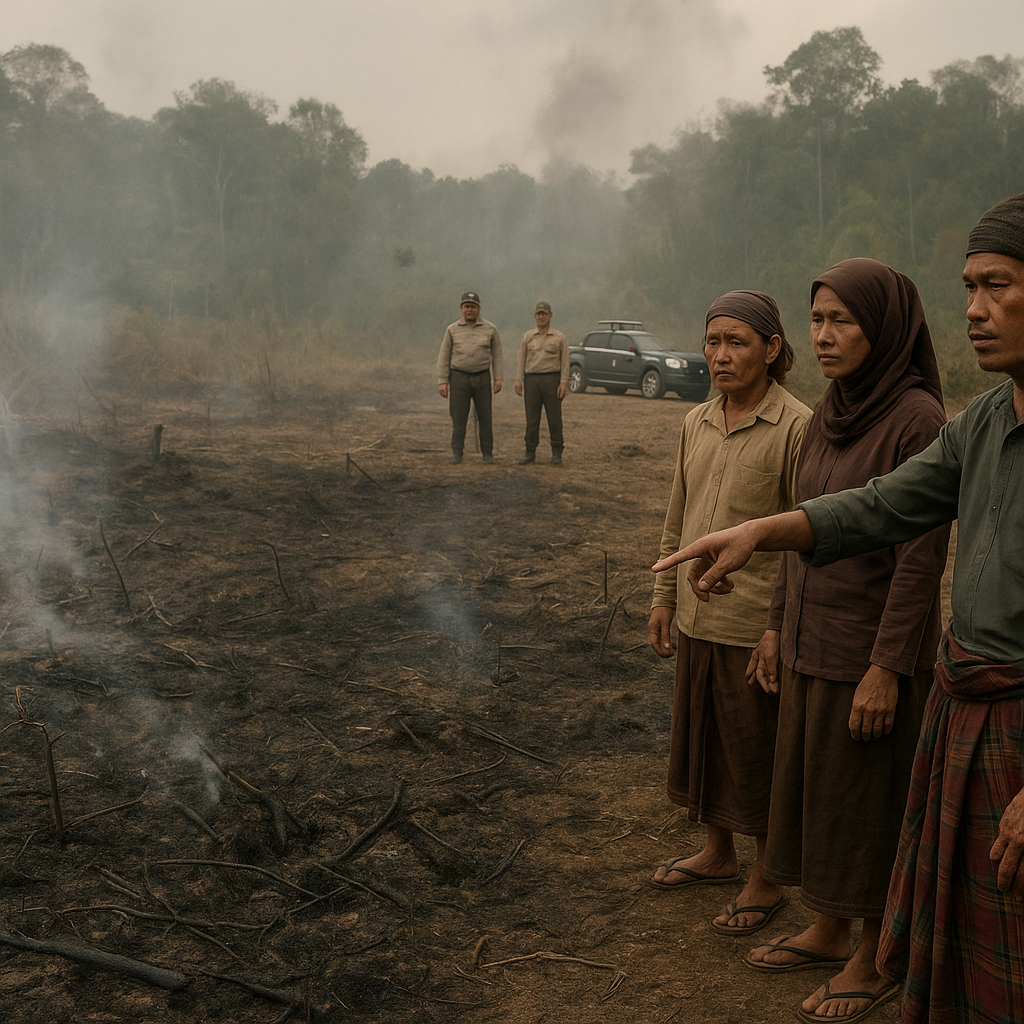 Pola Kekerasan Berulang di Kalbar: Lahan Adat Dibakar, Puluhan Insiden Terjadi di Air Upas