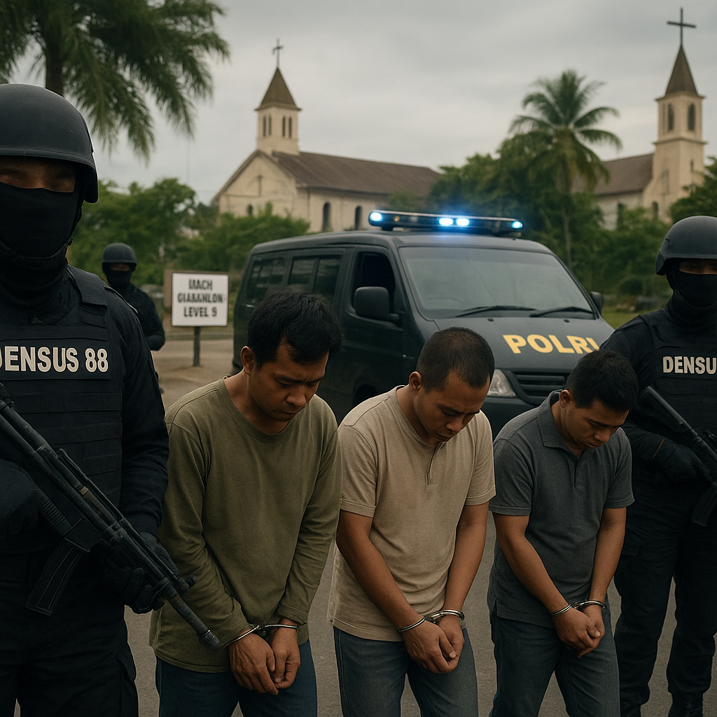 Ancaman Terorisme di Sulawesi Tengah Meningkat, Densus 88 Tangkap 5 Tersangka