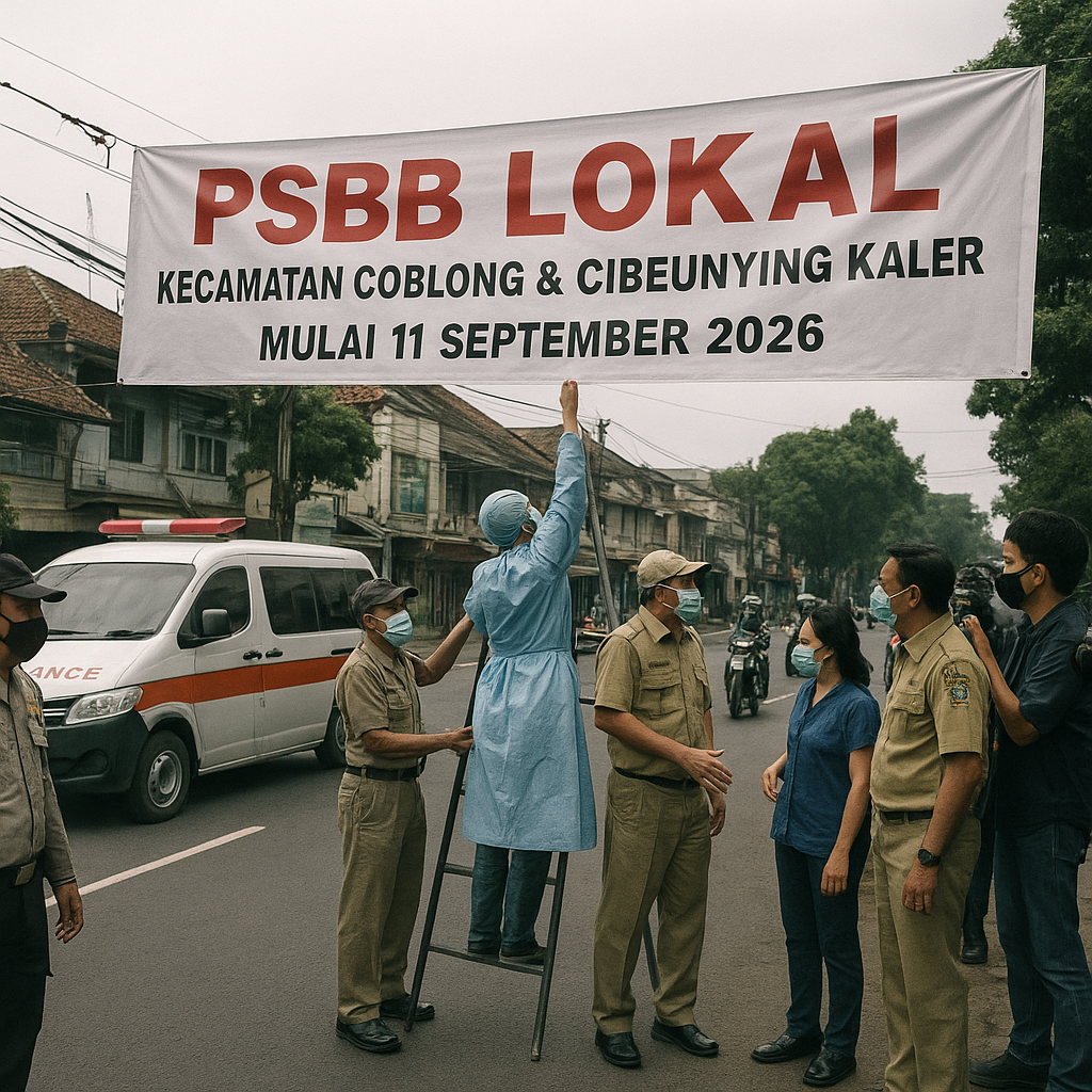 Pemkot Bandung Tetapkan PSBB Lokal Akibat Lonjakan Kasus DBD dan Wabah Pneumonia