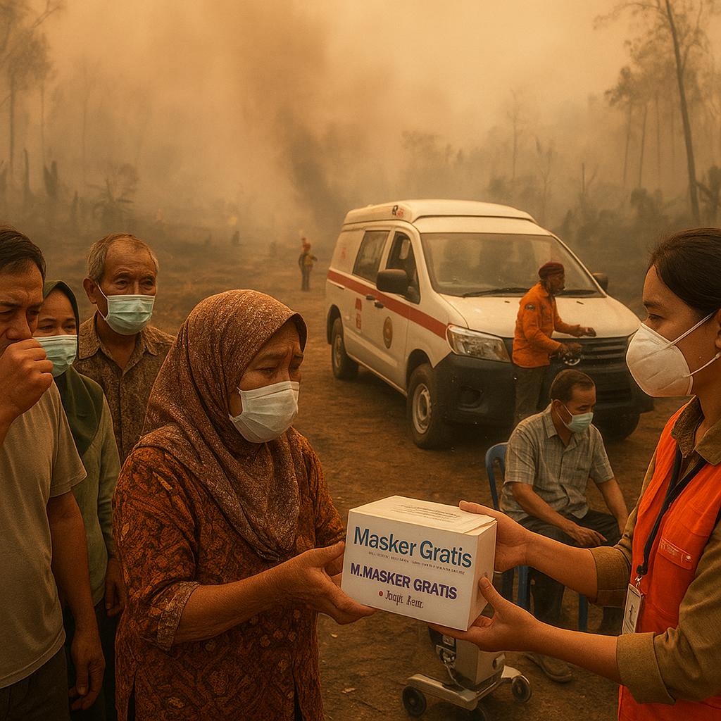 Media Asing Sorot Penyakit Ini Melonjak karena Kebakaran Hutan Kalimantan