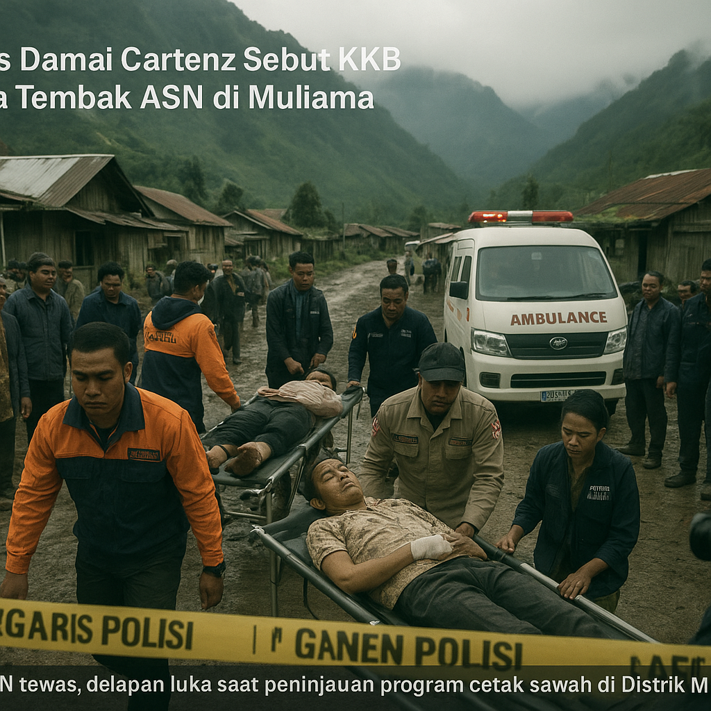 Satgas Damai Cartenz Sebut KKB Nduga Tembak ASN di Muliama
