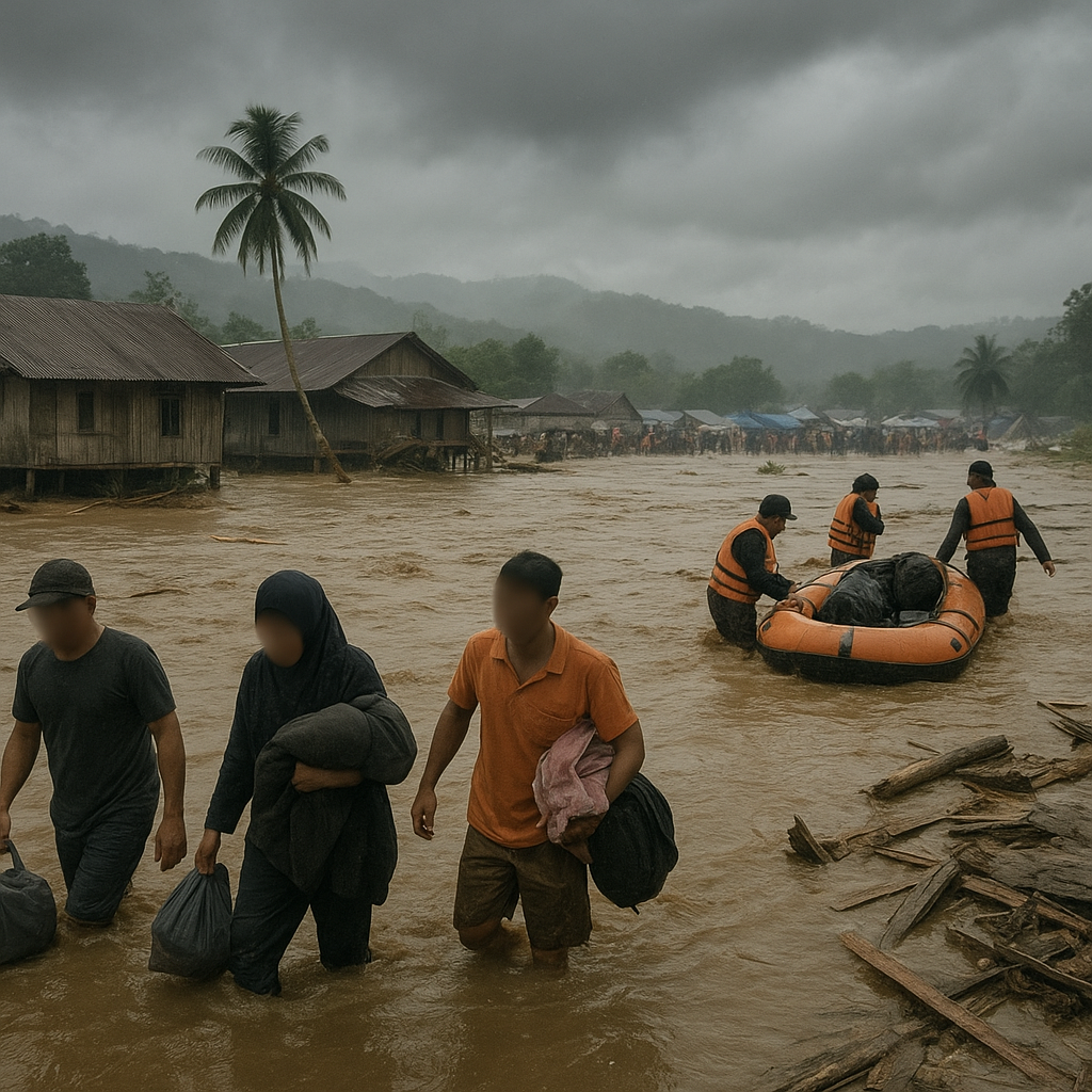 Banjir Bandang Terjang Sembilan Desa di Luwu Utara, Ribuan Warga Mengungsi