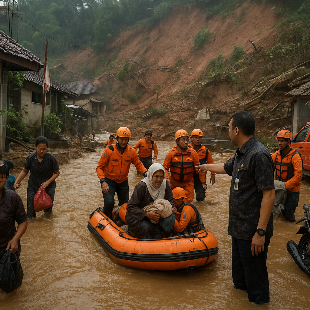 Bupati Bogor Instruksikan Percepatan Penanganan Banjir dan Longsor Pasca Hujan Deras