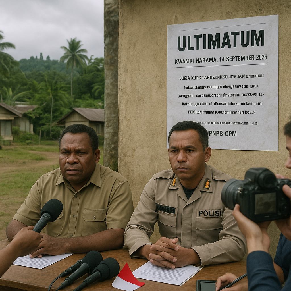 OPM Ilaga Beri Batas Waktu Woemum Akhiri Konflik Kwamki Narama pada 14 September