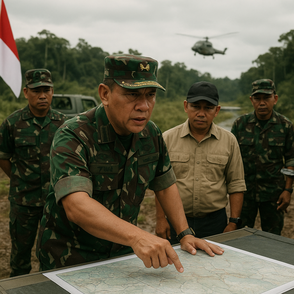 Panglima TNI Tinjau Penanganan Konflik Perbatasan di Kalimantan Barat