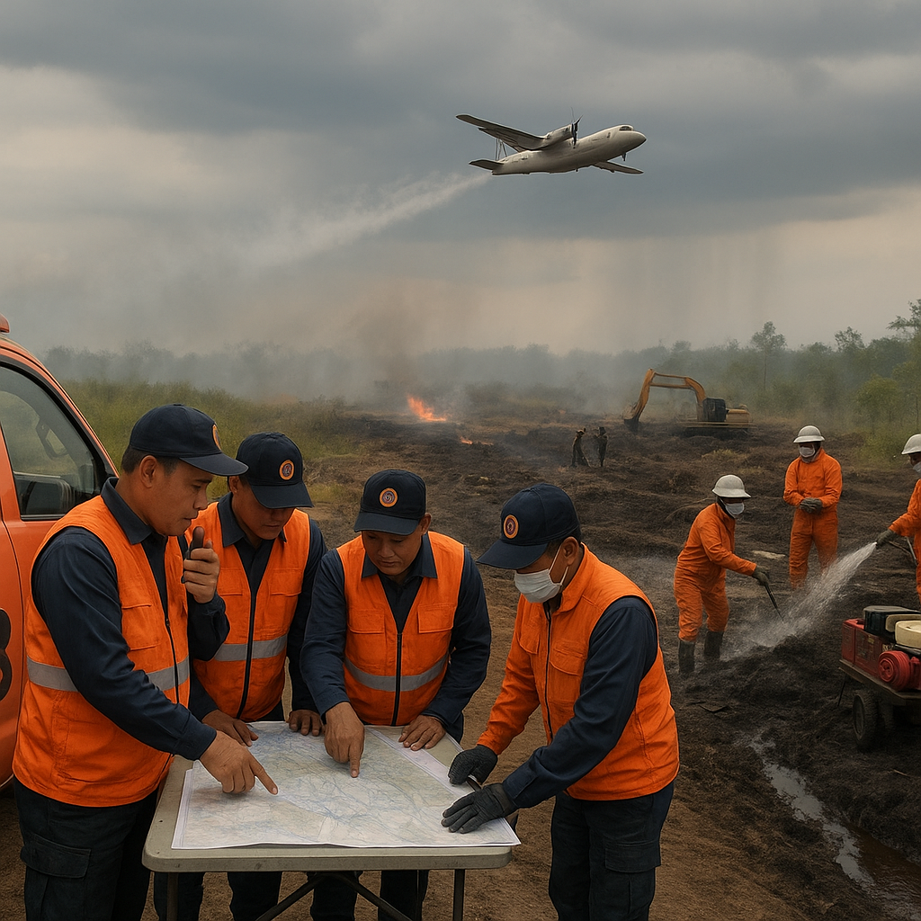 BNPB Maksimalkan OMC dan Operasi Darat Padamkan Karhutla di Enam Provinsi Prioritas
