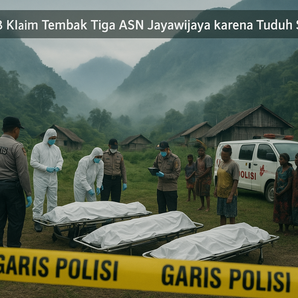 KKB Klaim Tembak Tiga ASN Jayawijaya karena Tuduh Sebagai Intelijen