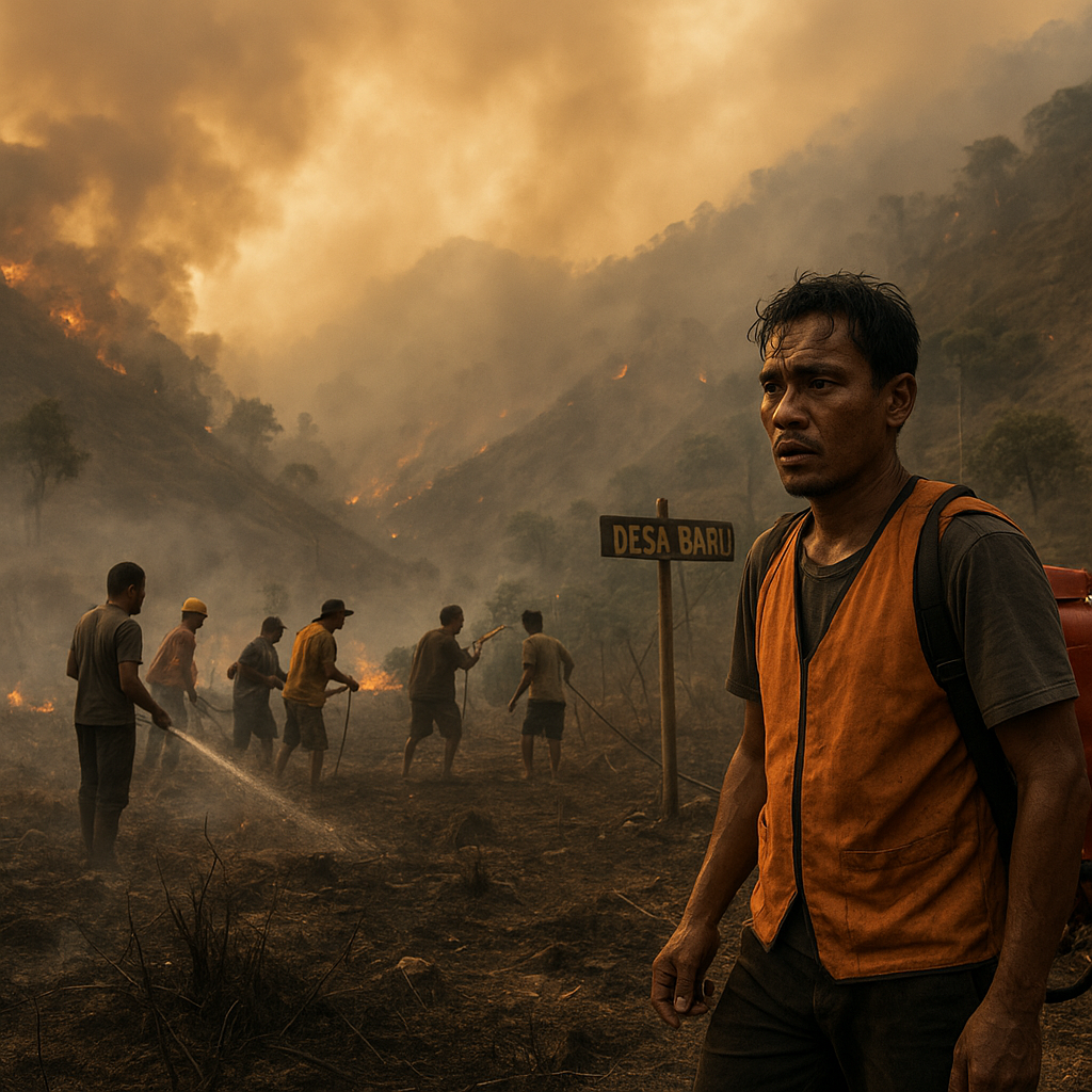 Kebakaran Hutan Meluas di Obi, Halmahera Selatan, 3 Hektare Lahan Terbakar