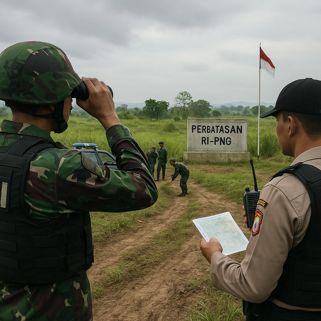 Peningkatan Pengamanan Perbatasan RI-PNG di Merauke Menyusul Laporan Penyusupan