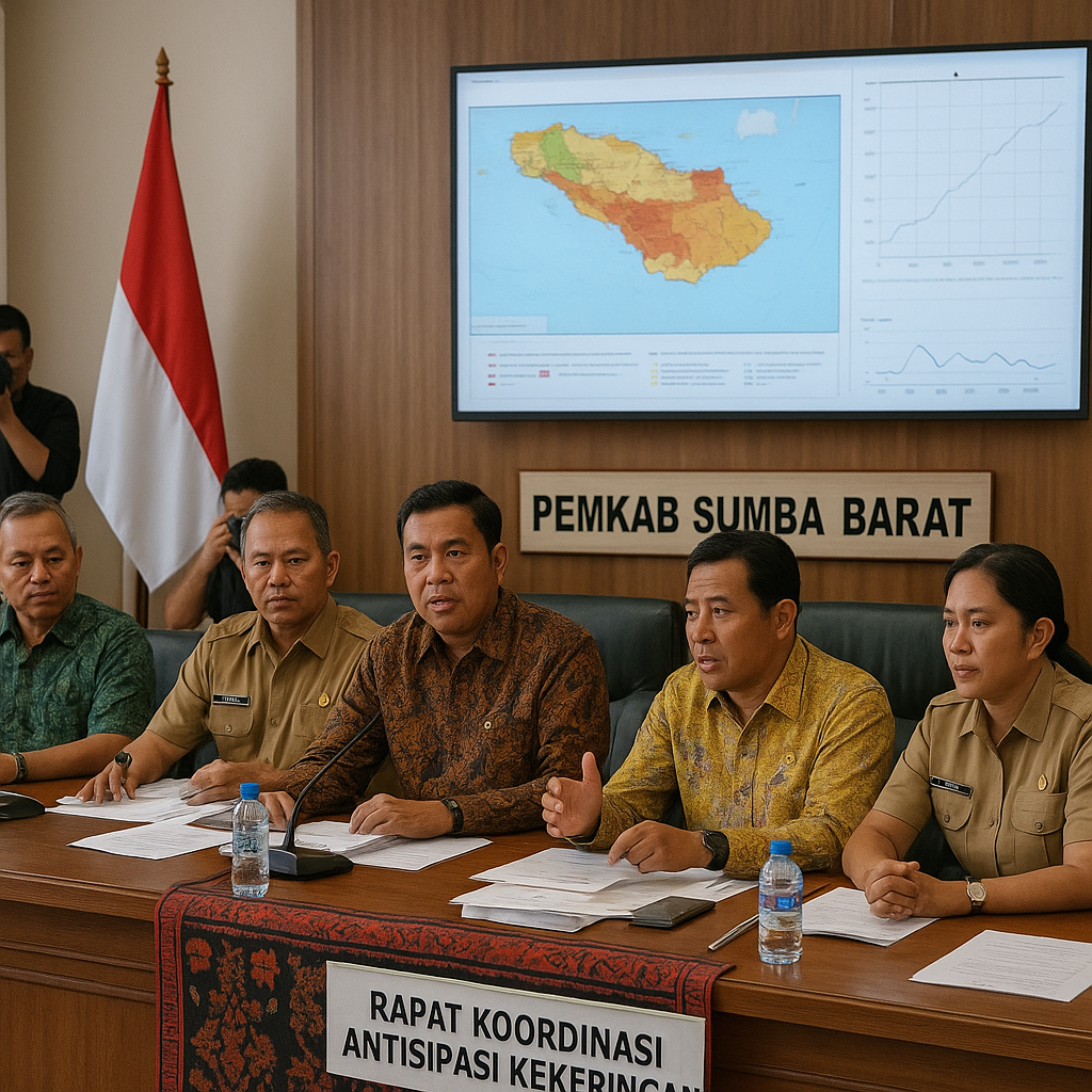 Pemkab Sumba Barat Gelar Rapat Koordinasi Antisipasi Kekeringan