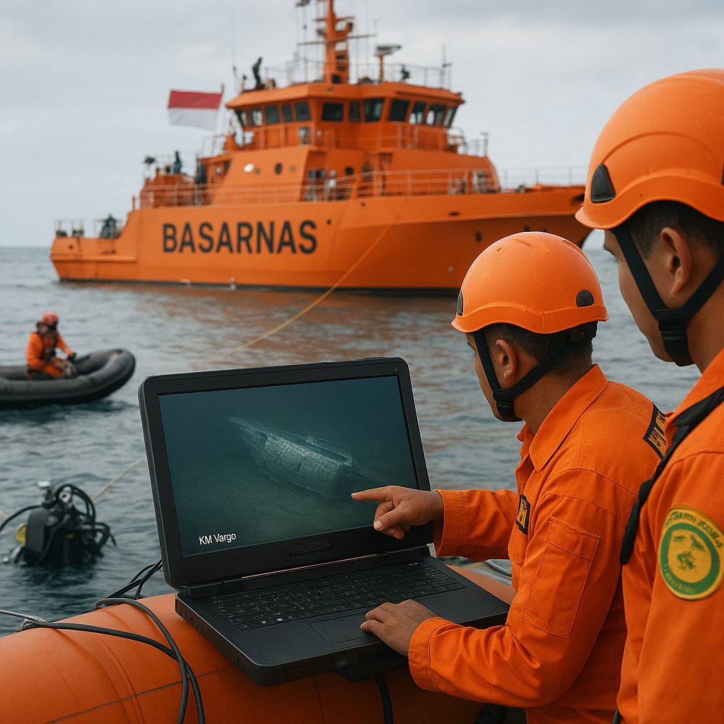 Basarnas Ungkap Posisi Bangkai KM Virgo: Sudah Geser di Kedalaman 30 Meter