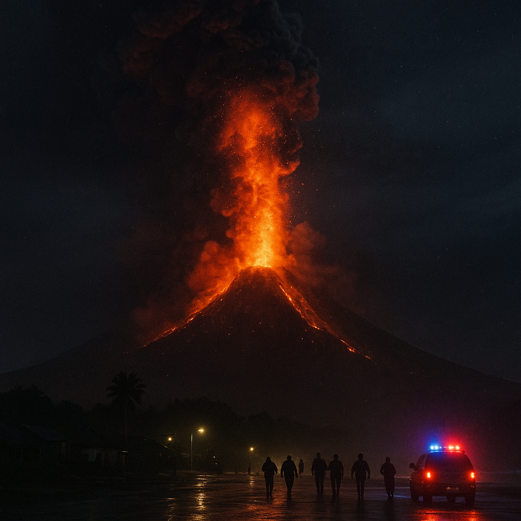 Waspada! Malam Ini Gunung Ibu Kembali Erupsi