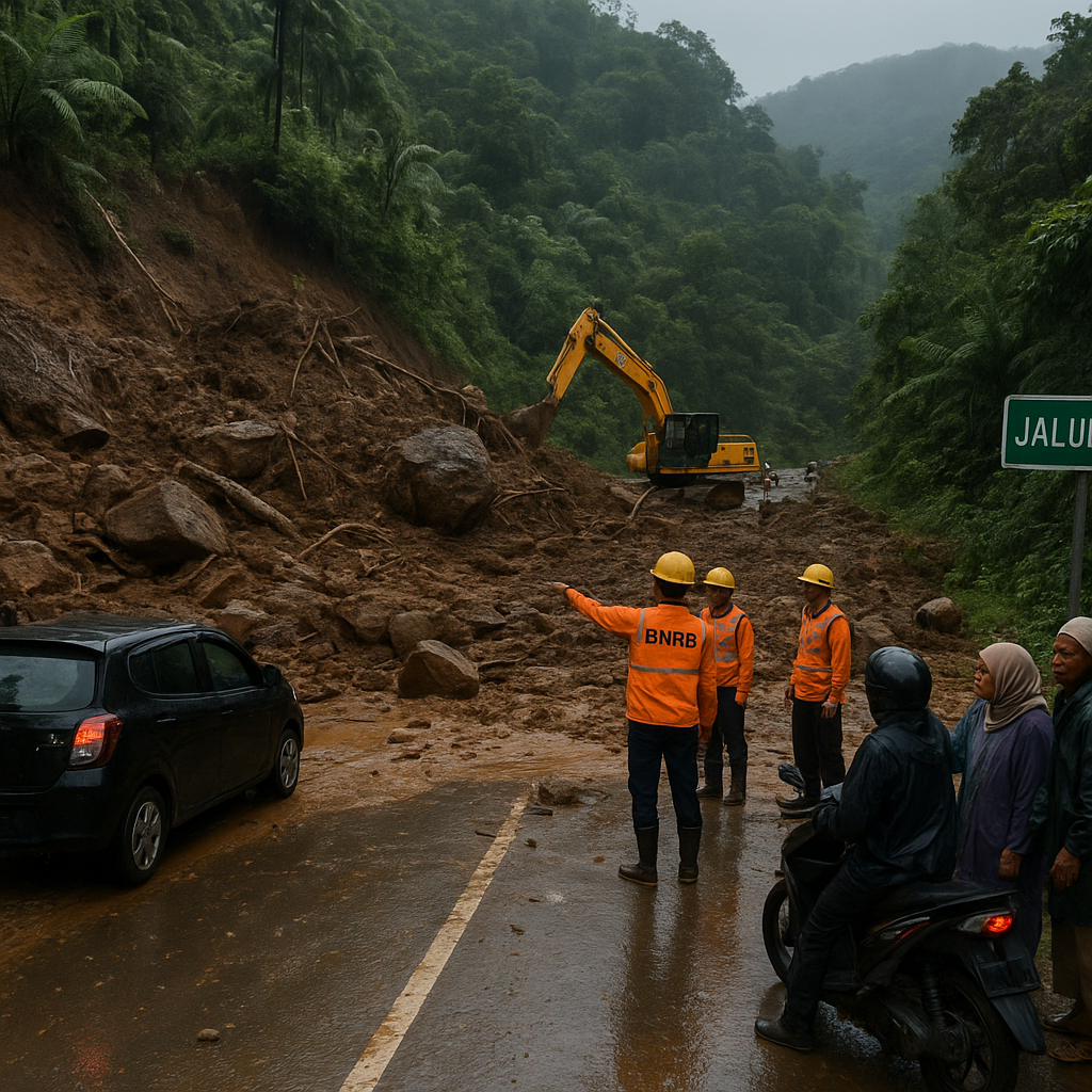 Longsor di Bogor, 5 Desa Terisolasi, Jalur Puncak Putus