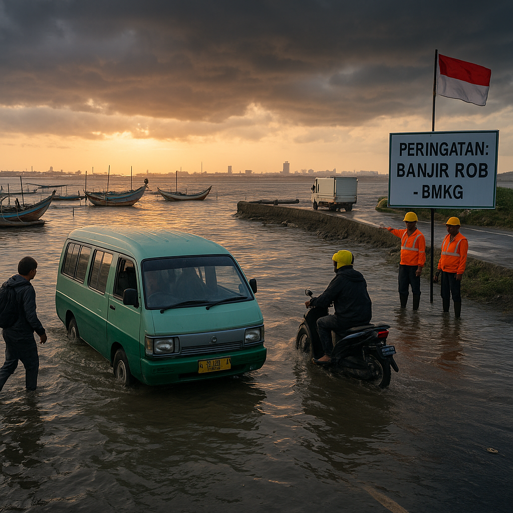 BMKG Peringatkan Banjir Rob di Pantura Semarang-Demak pada Selasa Sore-Malam, Ini Titik yang Terdampak