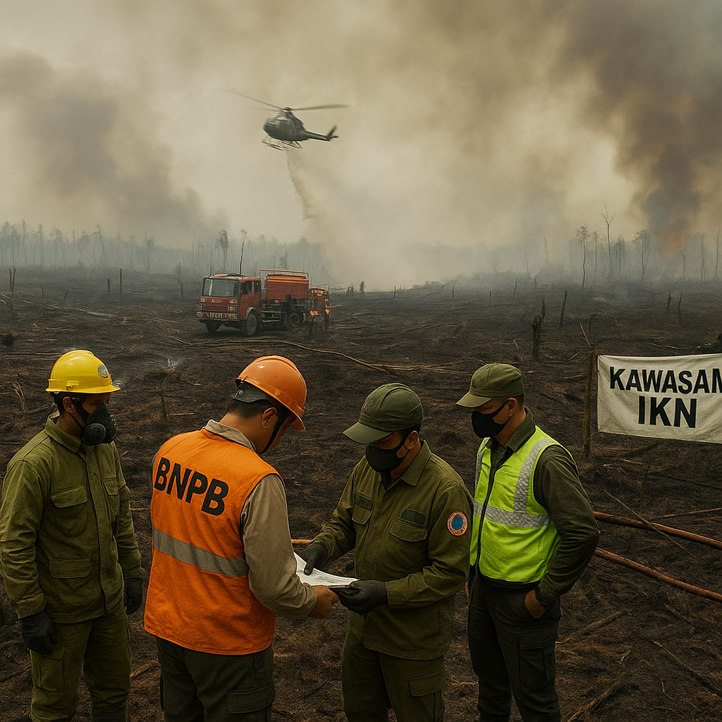 Kebakaran Hutan dan Lahan di Kalimantan Timur Hanguskan Lebih dari 4.000 Hektare, Pengamanan IKN Jadi Prioritas
