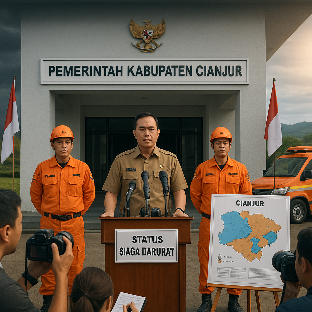 Pemkab Cianjur Perpanjang Status Siaga Bencana hingga Akhir 2026, Waspada Cuaca Ekstrem