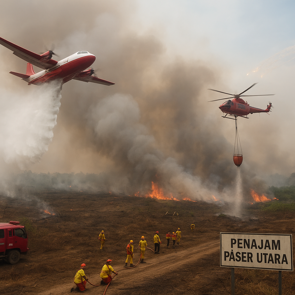 IKN Terancam Karhutla, Pemerintah Siapkan Modifikasi Cuaca dan Water Bombing