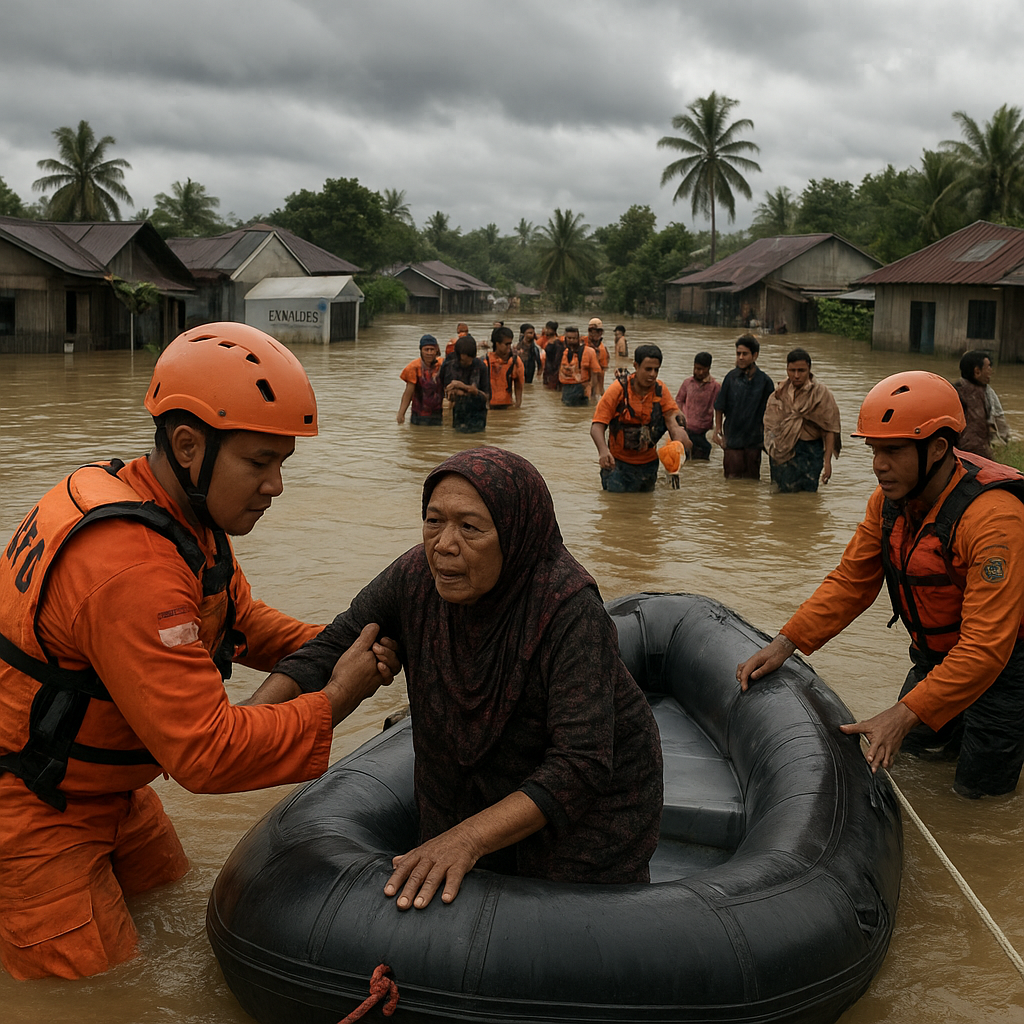 Banjir Bandang di Tanjung Jabung Timur, 200 Rumah Terendam dan 2 Orang Hilang