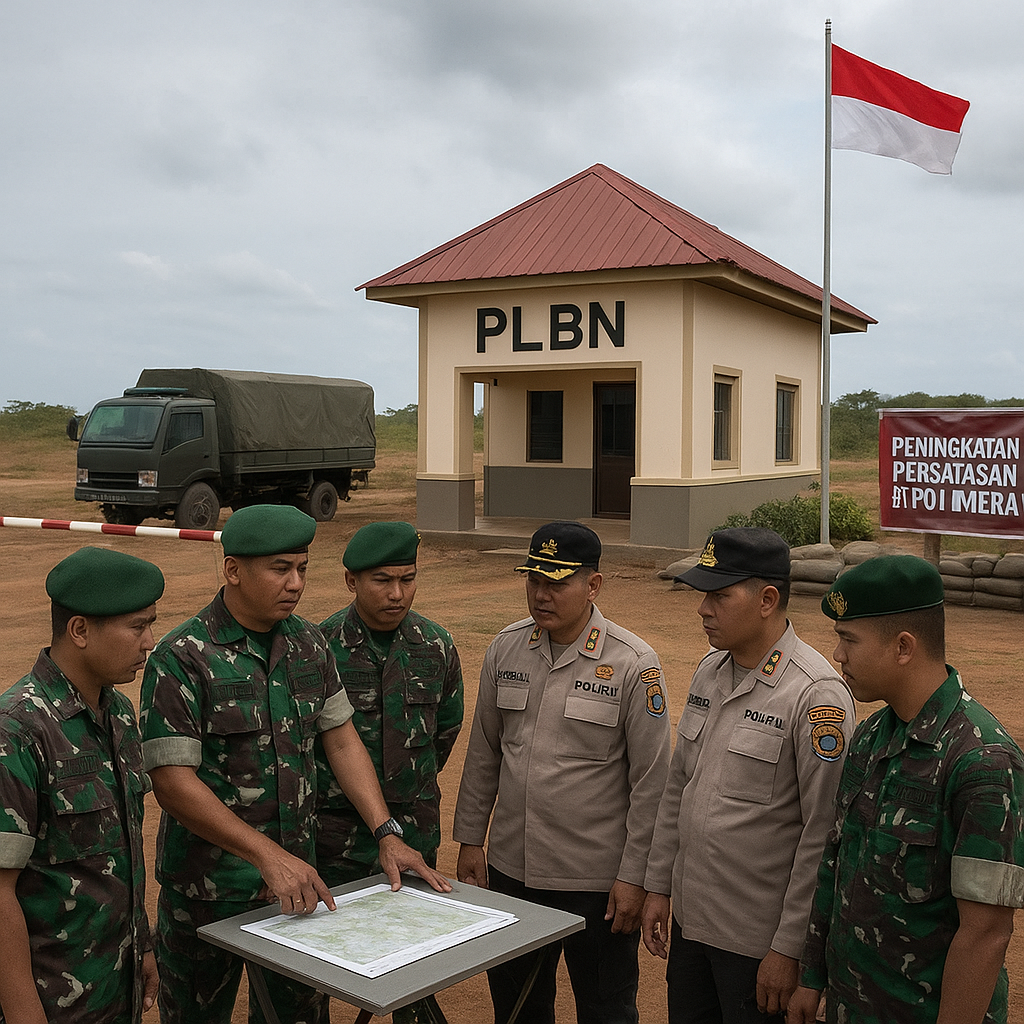 Peningkatan Pengamanan Perbatasan RI-PNG di Merauke Antisipasi Gangguan Keamanan