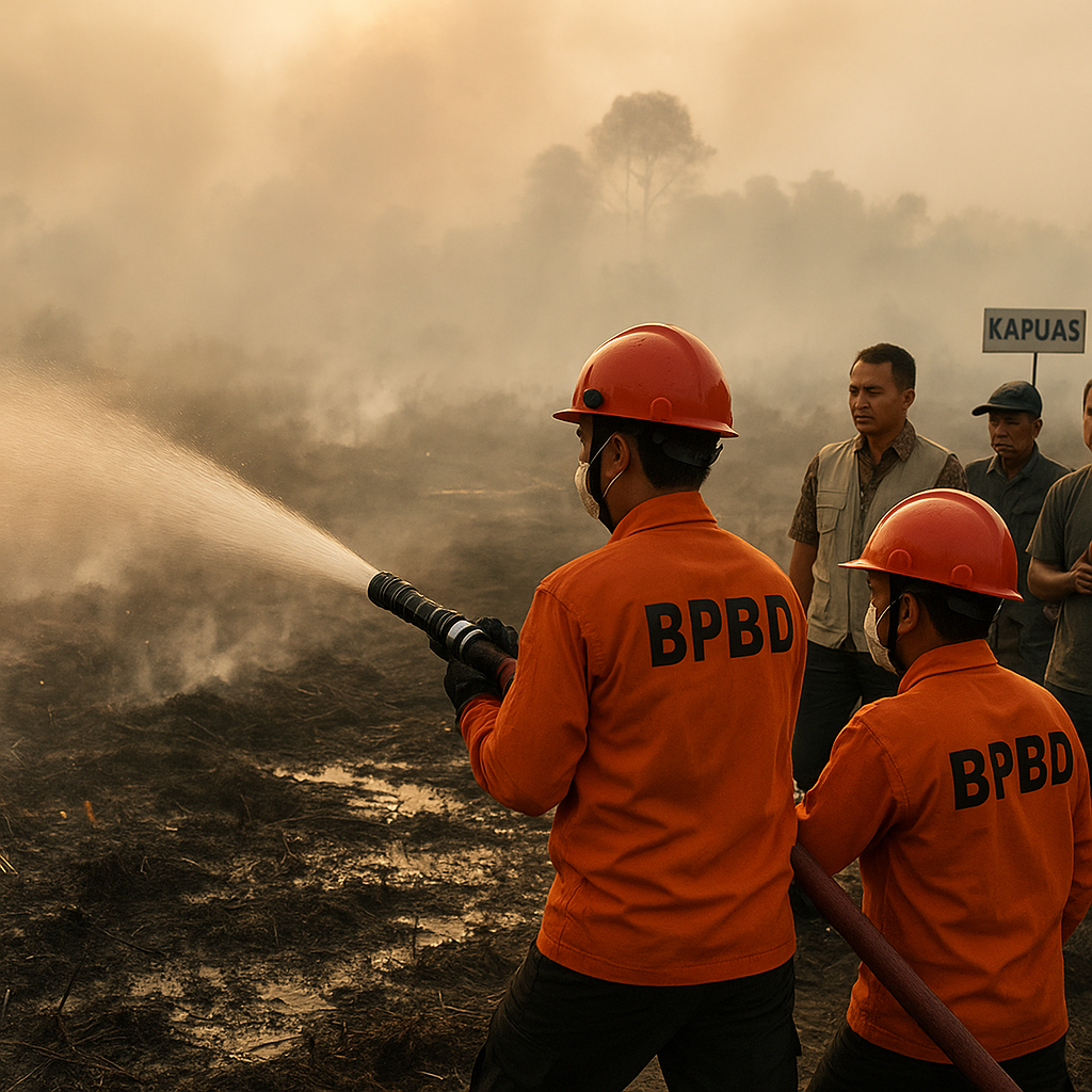 Status Darurat Karhutla di Kapuas Kalteng Diperpanjang hingga 29 September