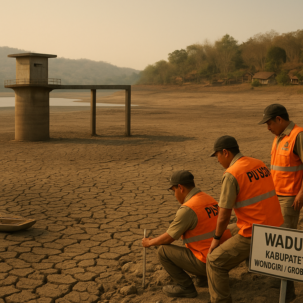 Waduk di Jateng Kritis, Ancaman Kekeringan Melanda 10 Kabupaten