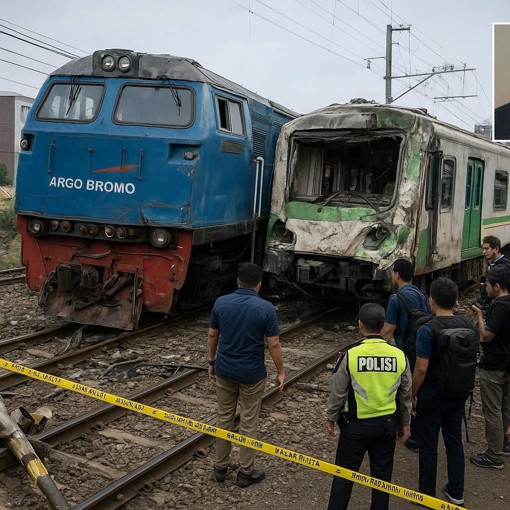 KA Argo Bromo Tabrak KRL di Bekasi Timur, Prabowo Soroti Palang Pintu Tak Dijaga