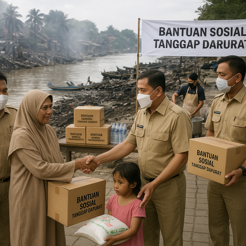 22 KK Korban Kebakaran Pasar Lama Banjarmasin Terima Bantuan, Pemkot Siapkan Dapur Umum