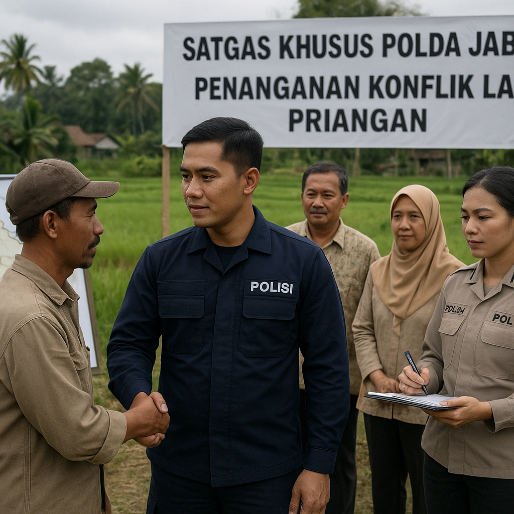 Polda Jabar Bentuk Satgas Khusus Tangani Konflik Lahan di Wilayah Priangan