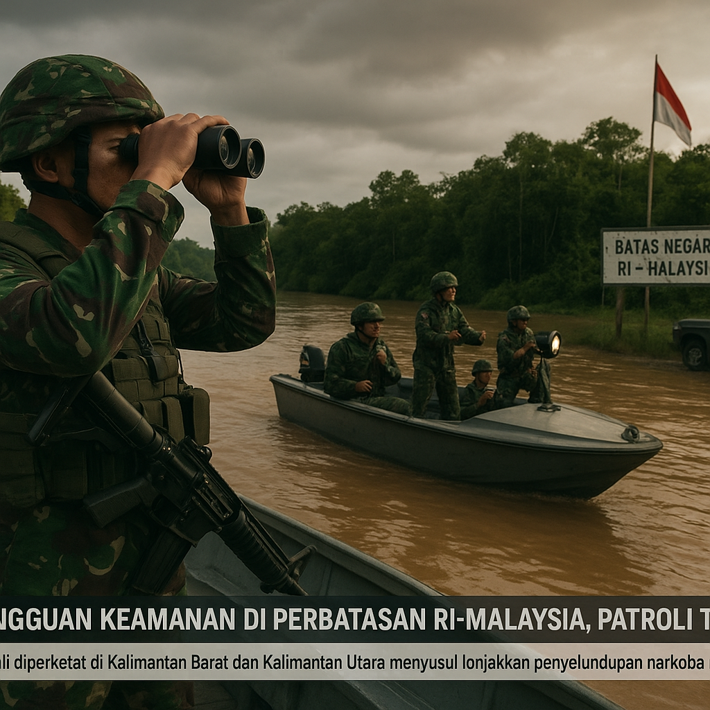 Gangguan Keamanan di Perbatasan RI-Malaysia, Patroli TNI Diperketat