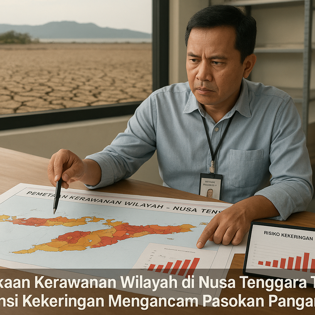 Pemetaan Kerawanan Wilayah di Nusa Tenggara Timur: Potensi Kekeringan Mengancam Pasokan Pangan