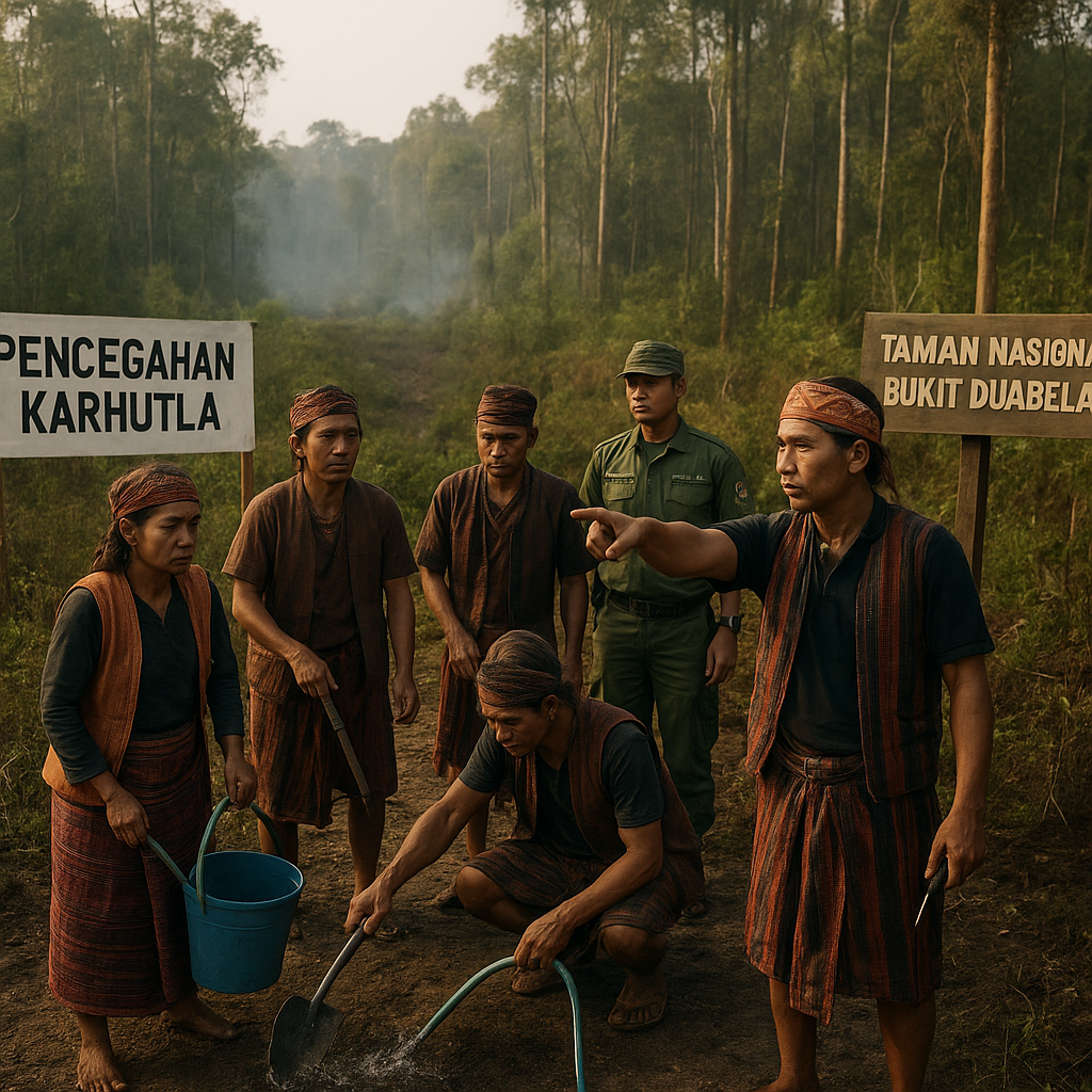 Garda Terdepan dari Hutan, Orang Rimba Dilibatkan Cegah Karhutla di Jambi