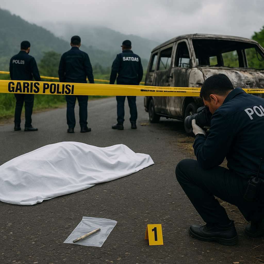 Sopir Travel Ditembak dan Dibakar, Polisi Temukan Peluru Laras Panjang Milik KKB
