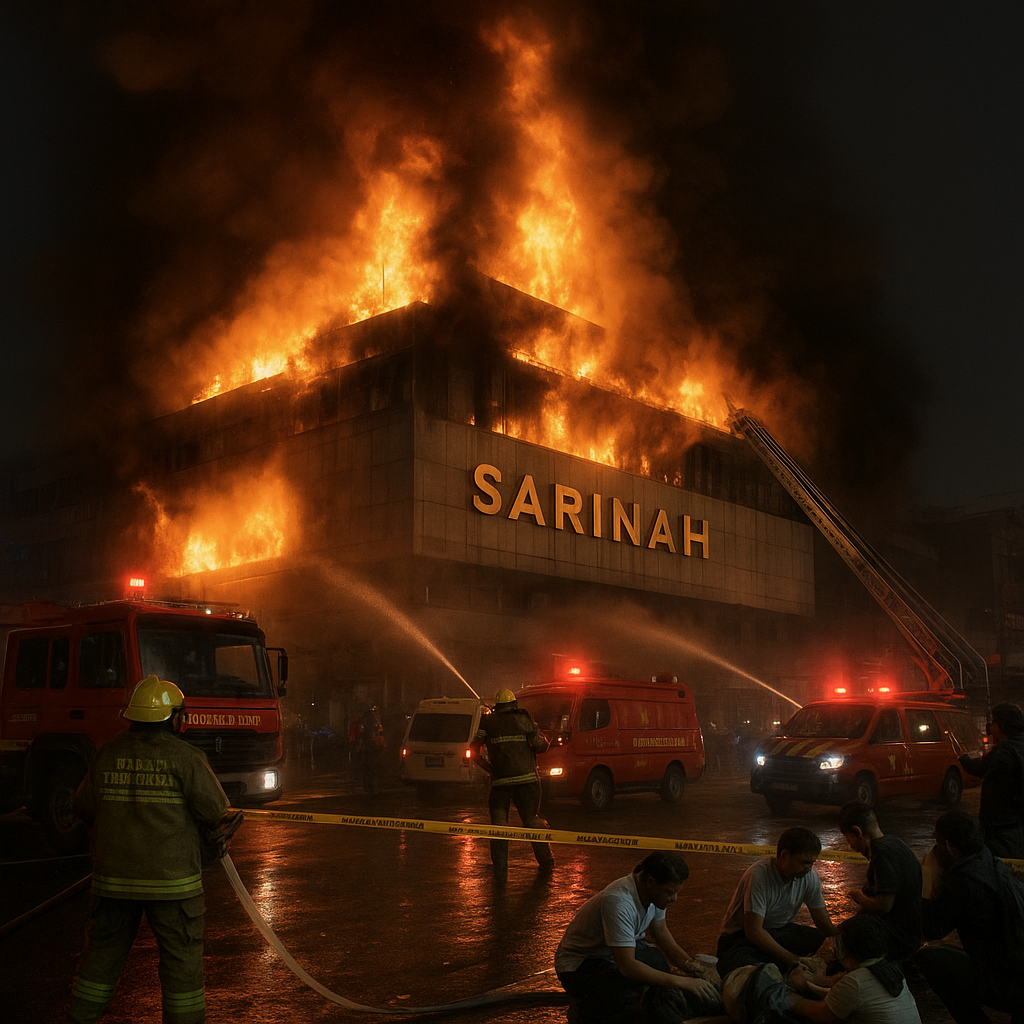 Kebakaran Landmark Sarinah, 1 Orang Tewas dan 10 Luka-luka