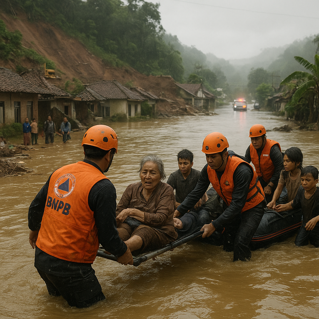 BNPB Catat 125 Bencana Hidrometeorologi dalam Sepuluh Hari Pertama September