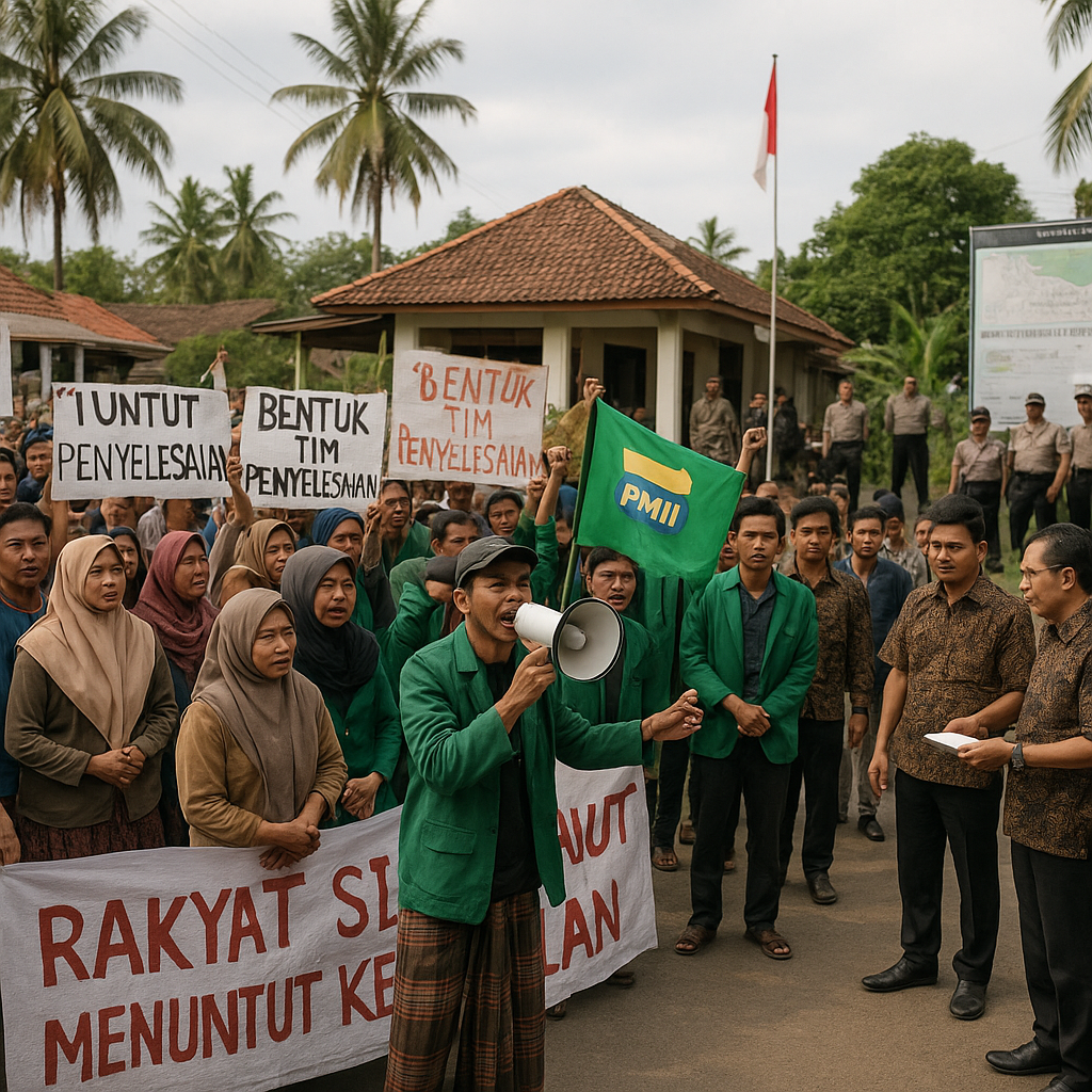 Konflik Lahan Silo Jember Memanas, Warga dan PMII Tuntut Pemerintah Bentuk Tim Penyelesaian