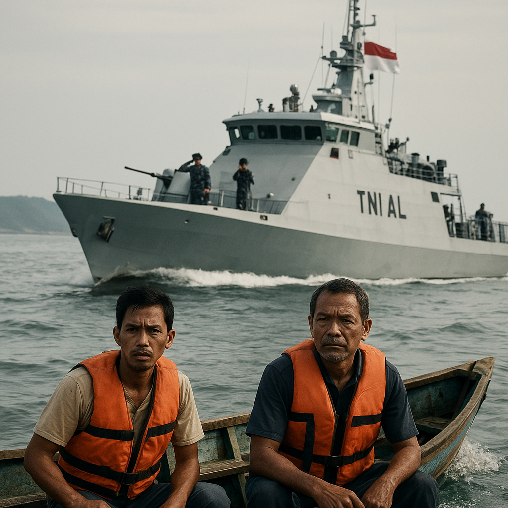 Pembajakan Kapal Nelayan di Perairan Selat Malaka Meningkat, TNI AL Kerahkan KRI