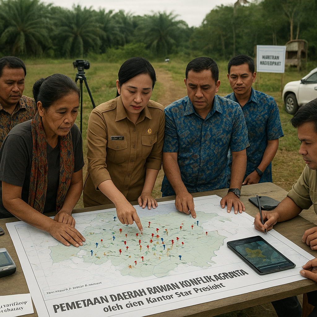 Pemetaan Daerah Rawan Konflik Agraria di Kalimantan Tengah oleh Kantor Staf Presiden
