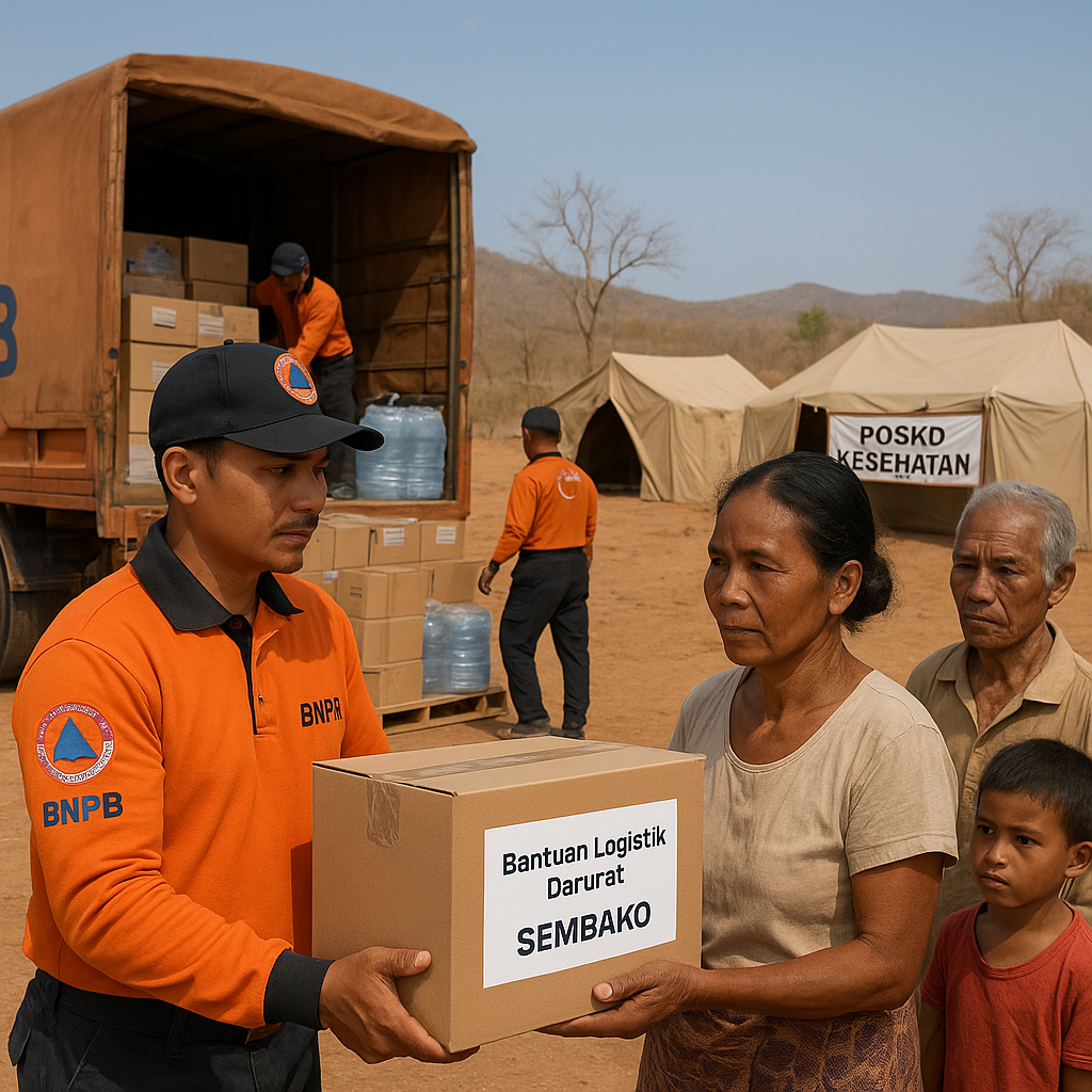 BNPB Kirim Bantuan Logistik Darurat ke NTT Terdampak Kekeringan Panjang