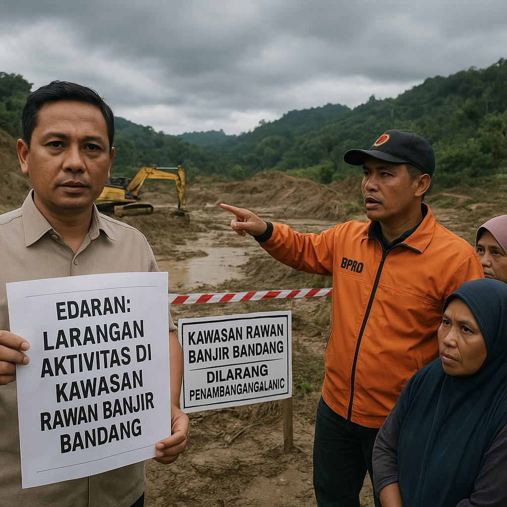 Pemkab Aceh Tamiang Terbitkan Edaran Larangan Aktivitas di Kawasan Rawan Banjir Bandang