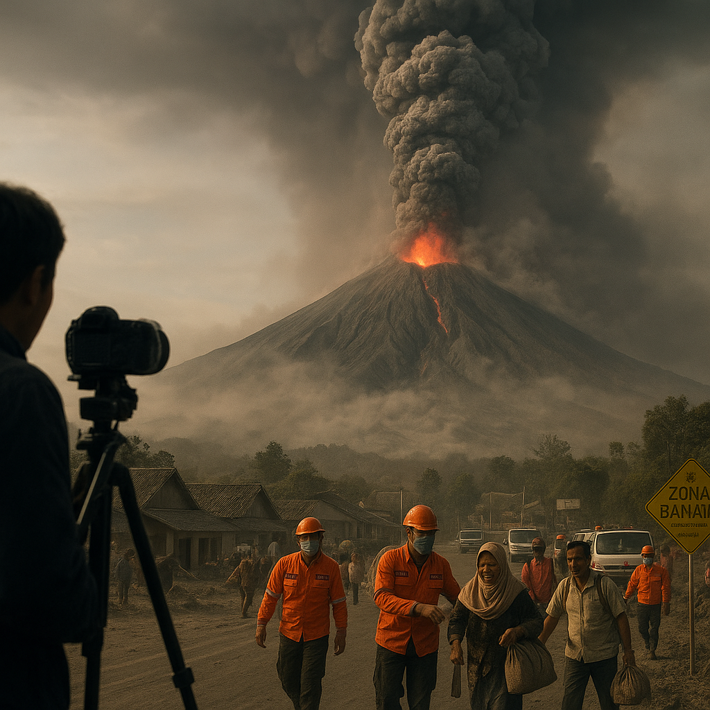 Gunung Semeru 22 Kali Erupsi dalam 6 Jam, Warga Diimbau Waspada