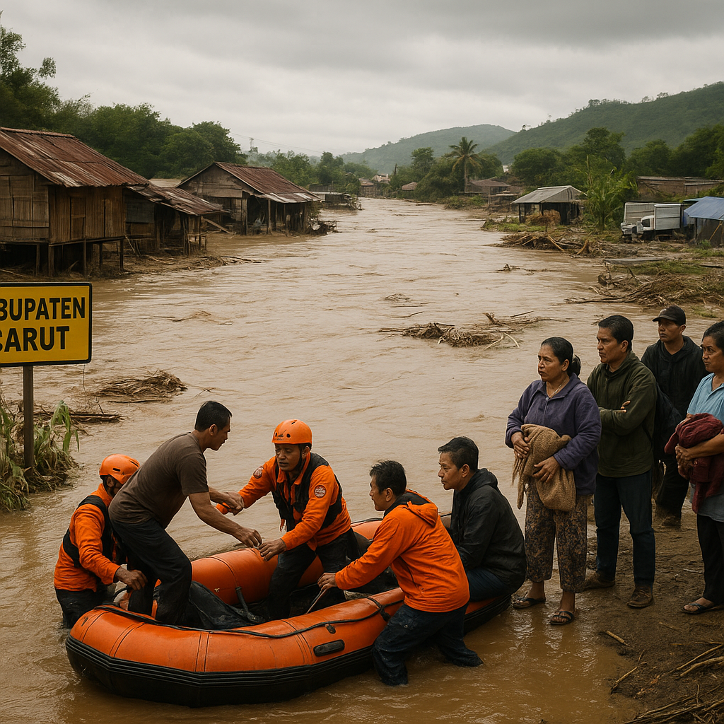 Banjir Bandang Terjang Kabupaten Garut, 12 Kecamatan Terdampak