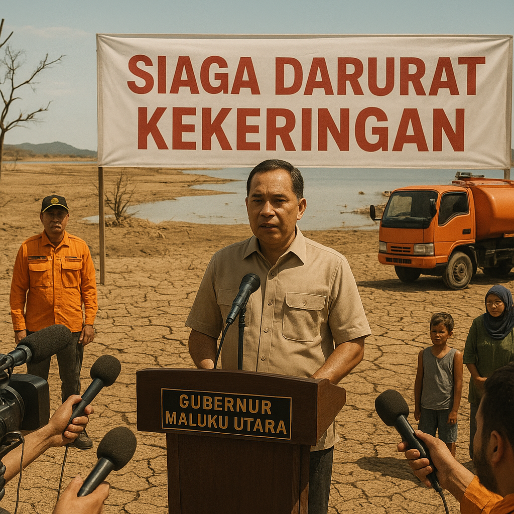 Gubernur Maluku Utara Tetapkan Status Siaga Darurat Kekeringan di 4 Kabupaten