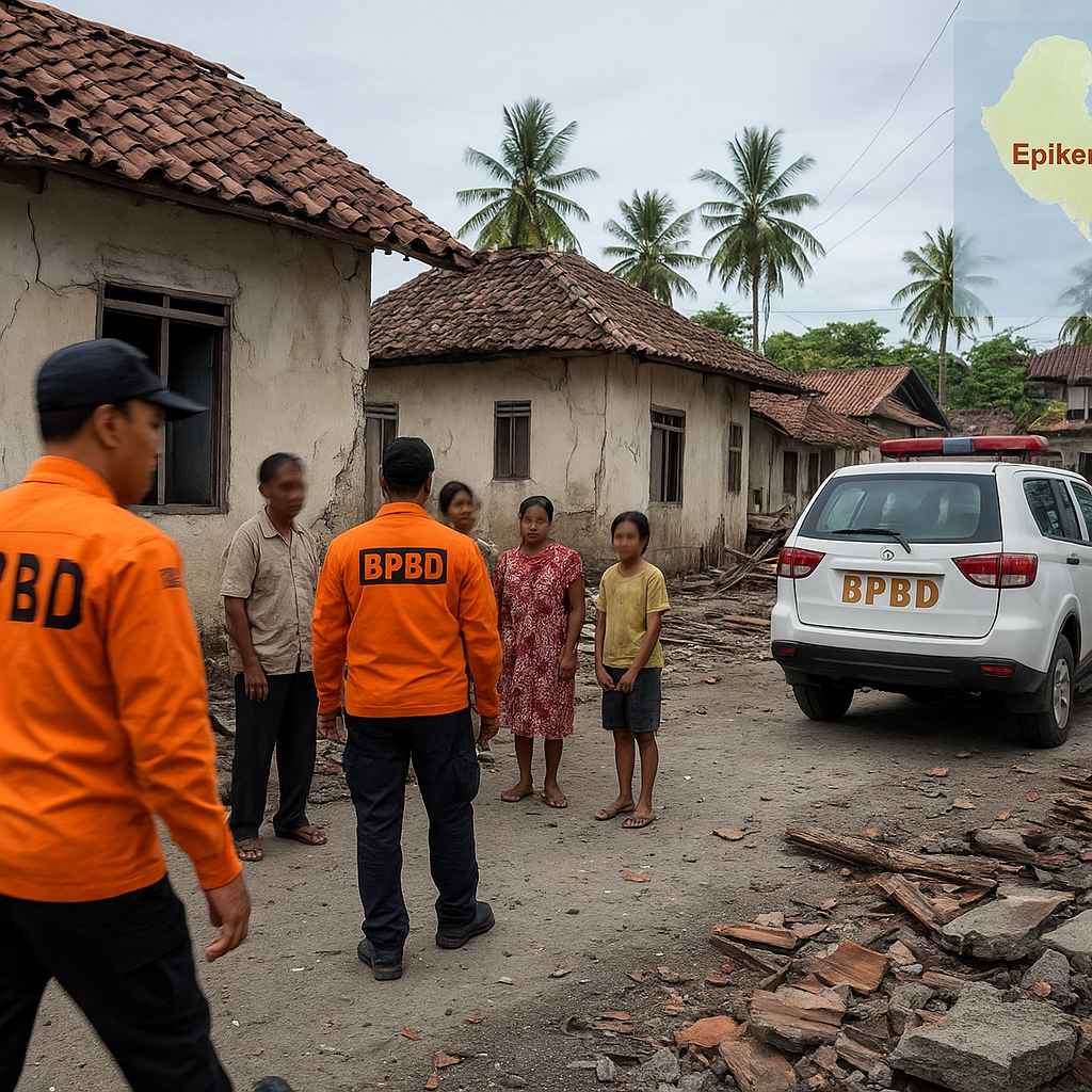 BPBD Halmahera Selatan Catat 14 Gempa Susulan Pasca Gempa M 5,8