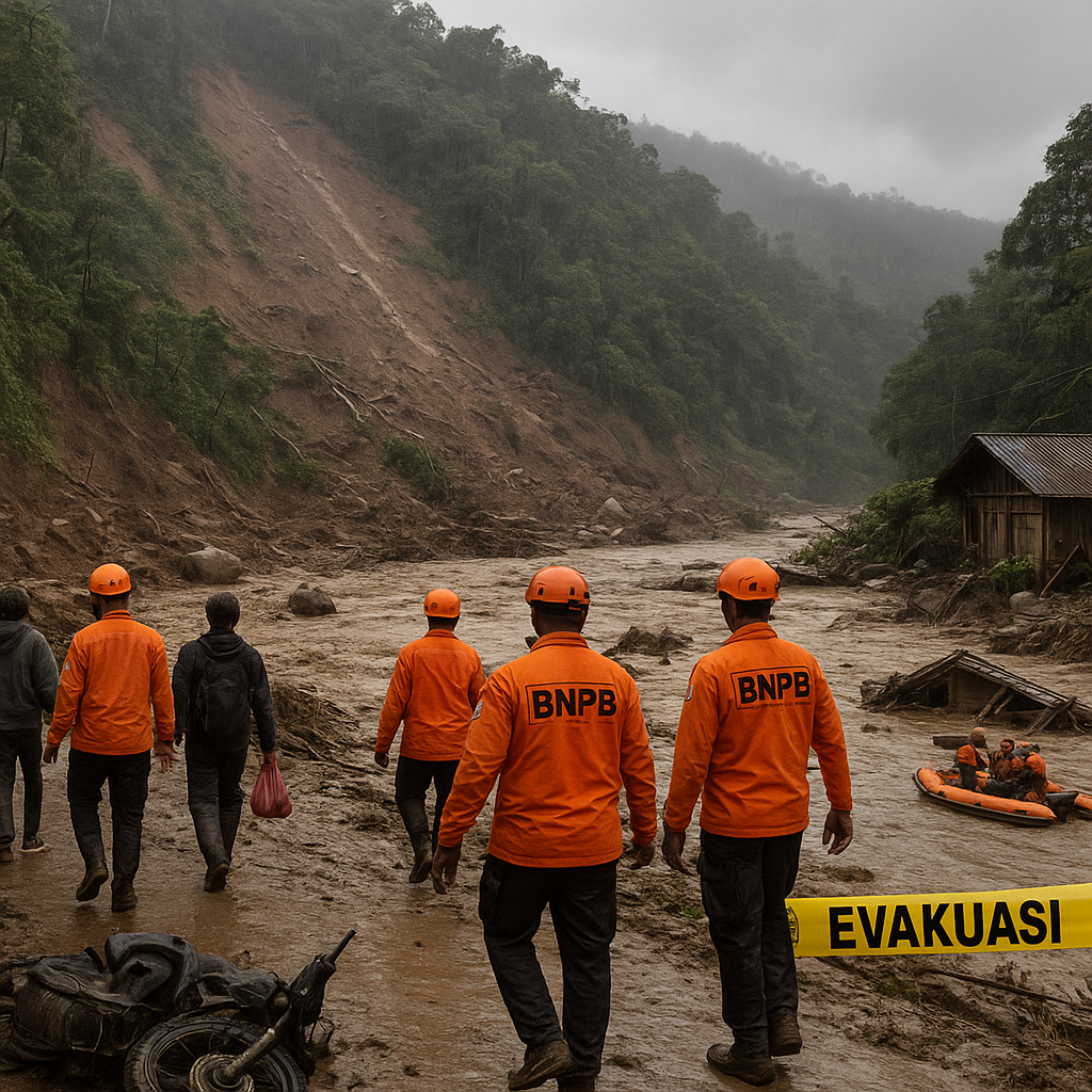 BNPB Catat Peningkatan Frekuensi Bencana Hidrometeorologi di Wilayah Pegunungan Papua