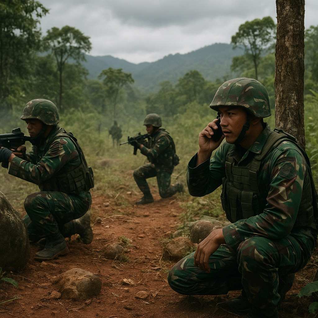 Satgas TNI Kontak Tembak dengan OPM di Nduga