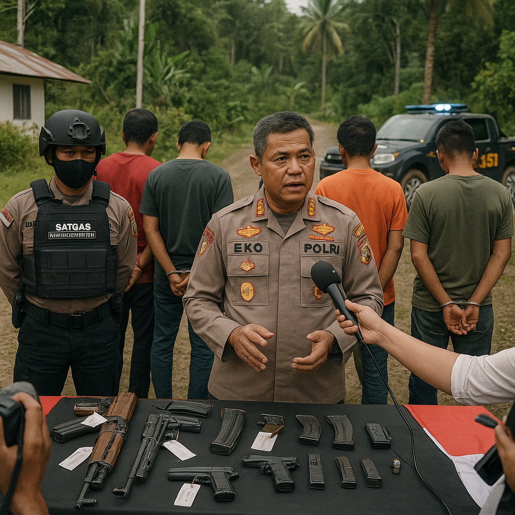 Kronologi Penangkapan KKB Wilayah Kodap I Mamta di Papua